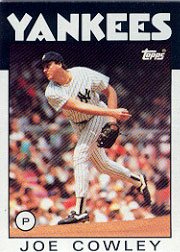 1986 Topps Baseball Cards      427     Joe Cowley
